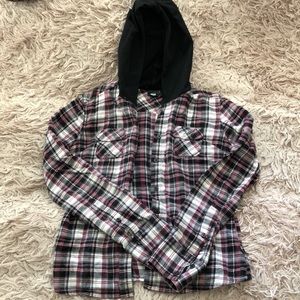 Vans hooded flannel